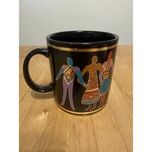 Coffee Mug "Familia Del Mundo" by Laurel Burch 1988 Japan